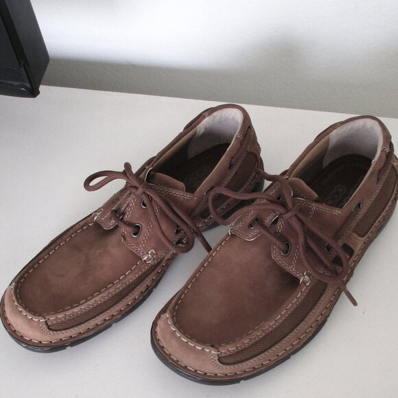 Clarks XTR Lite Mens Tan Nubuck Lace-up Active Casual Loafer NWOB - Size 7M - Picture 6 of 9